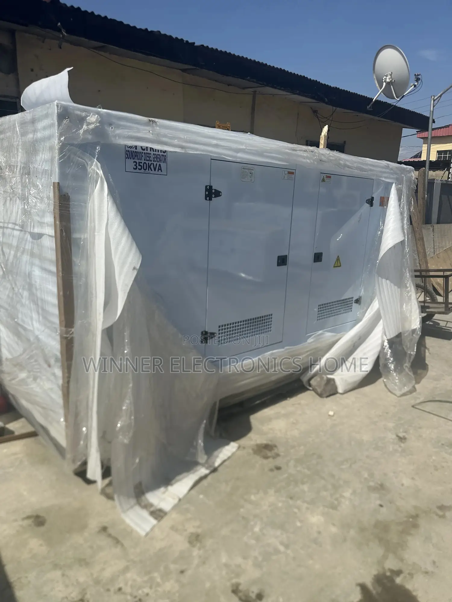 Original Perkins 350kva Soundproof England Generator With Copper Coil