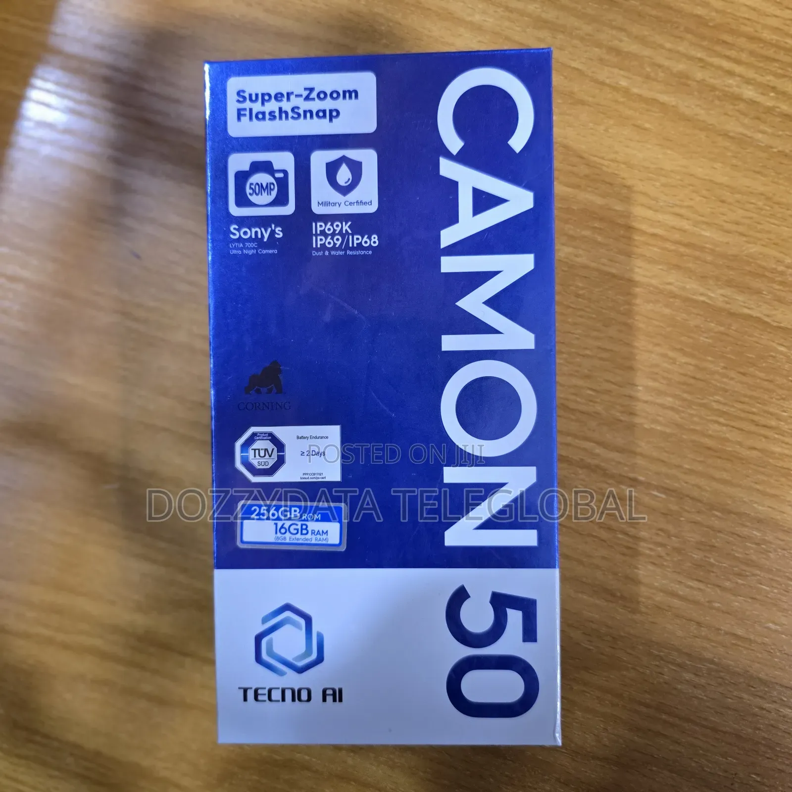 New Tecno Camon 50 256 GB