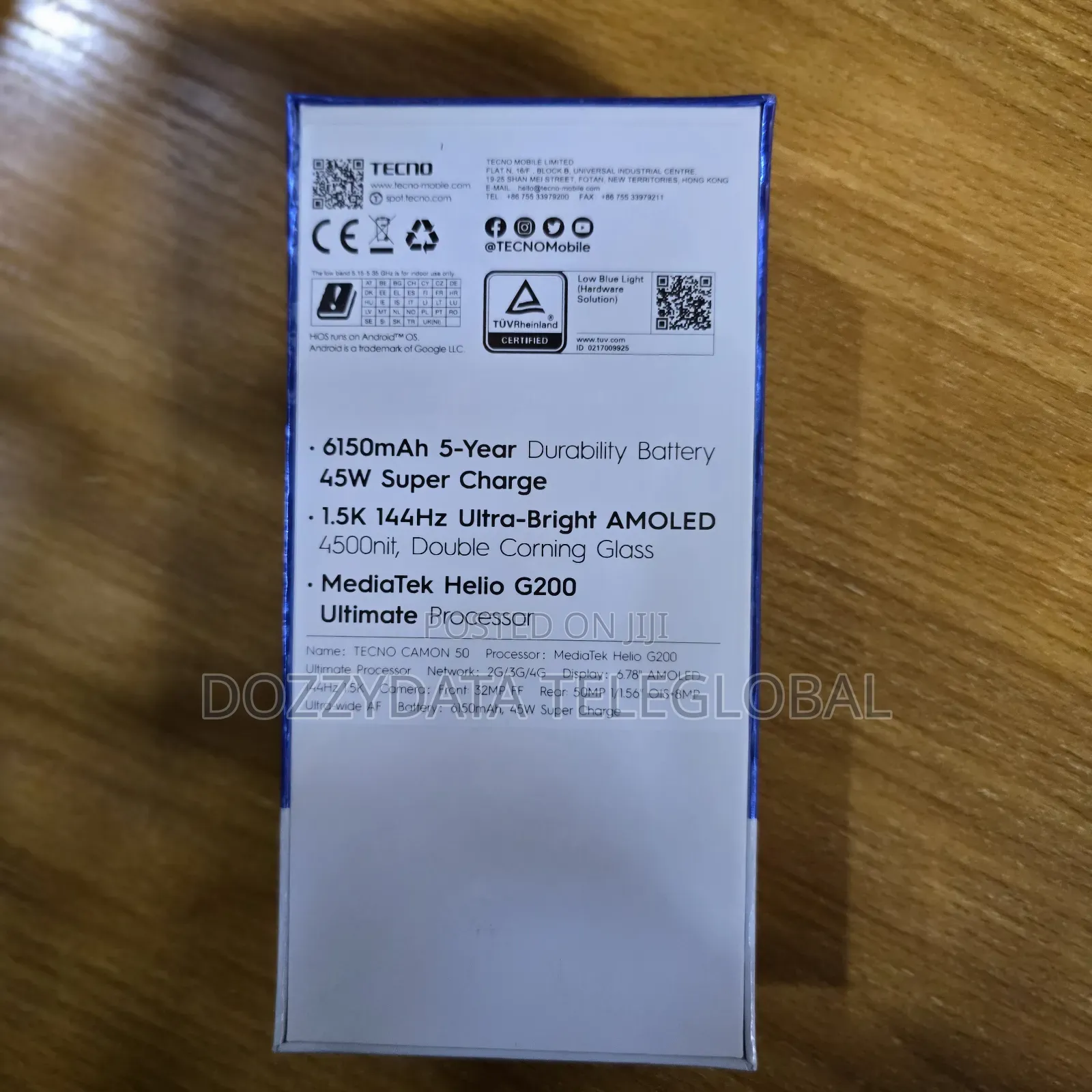 New Tecno Camon 50 256 GB