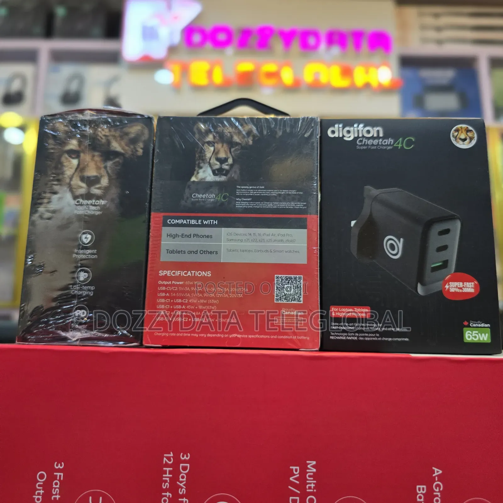 Digifon Cheetah 4c 65w Gan Charger