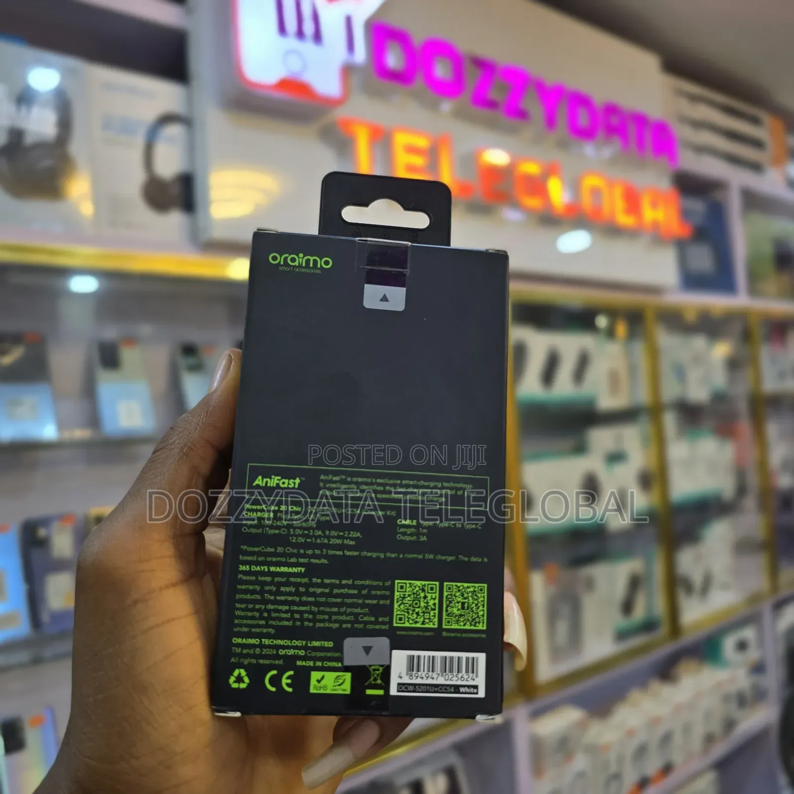 Oraimo Powercube 20 Chic Wall Charger