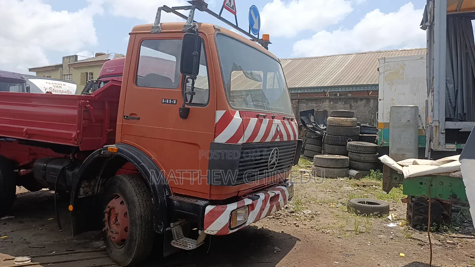 Foreign Used Mercedes Benz 1414 Tipper