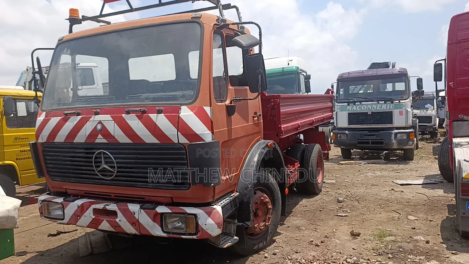 Foreign Used Mercedes Benz 1414 Tipper
