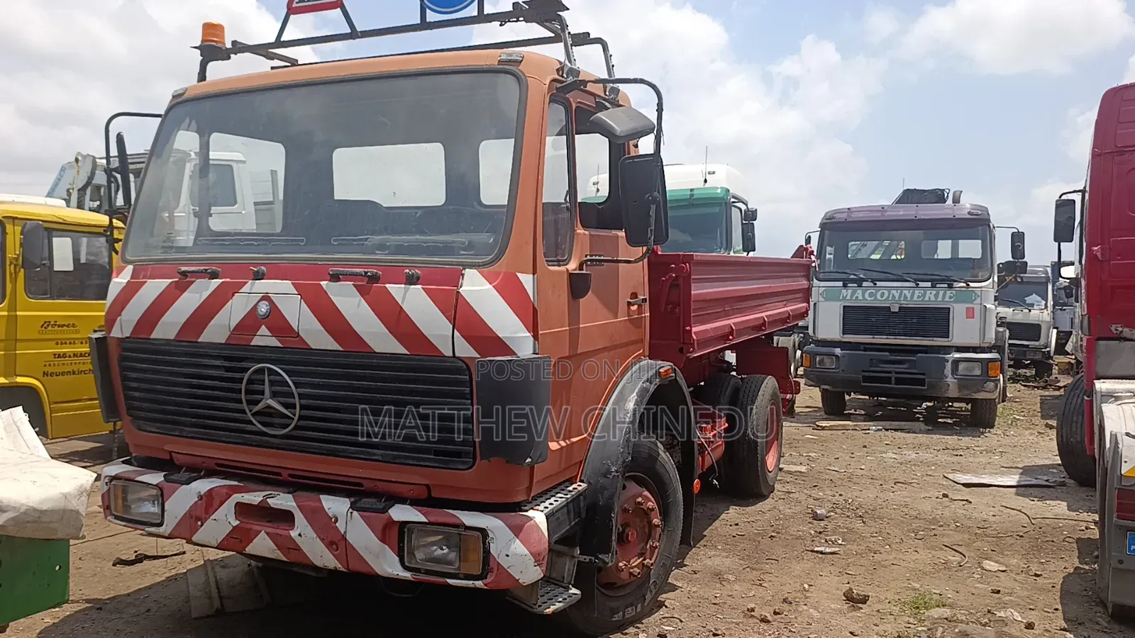 Foreign Used Mercedes Benz 1414 Tipper