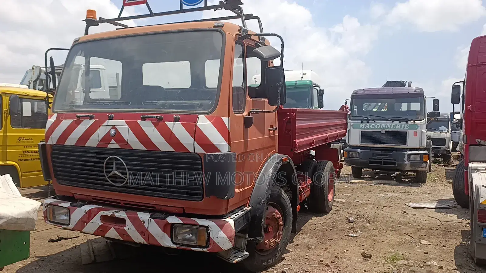 Foreign Used Mercedes Benz 1414 Tipper