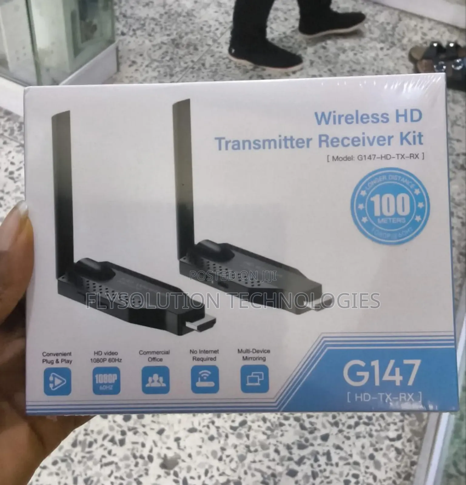 G147 100 Meters Wireless Hdmi Transmitter Receiver Kit