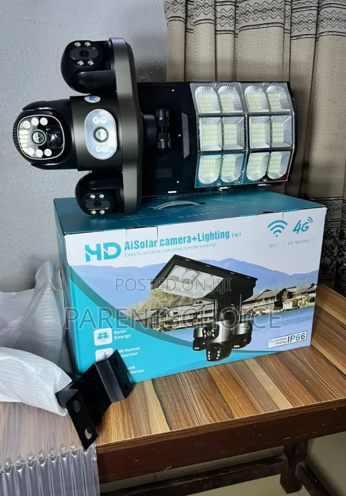 Hd Ai Solar Camera + Lighting 2 In 1 Solar Energy Human Detection
