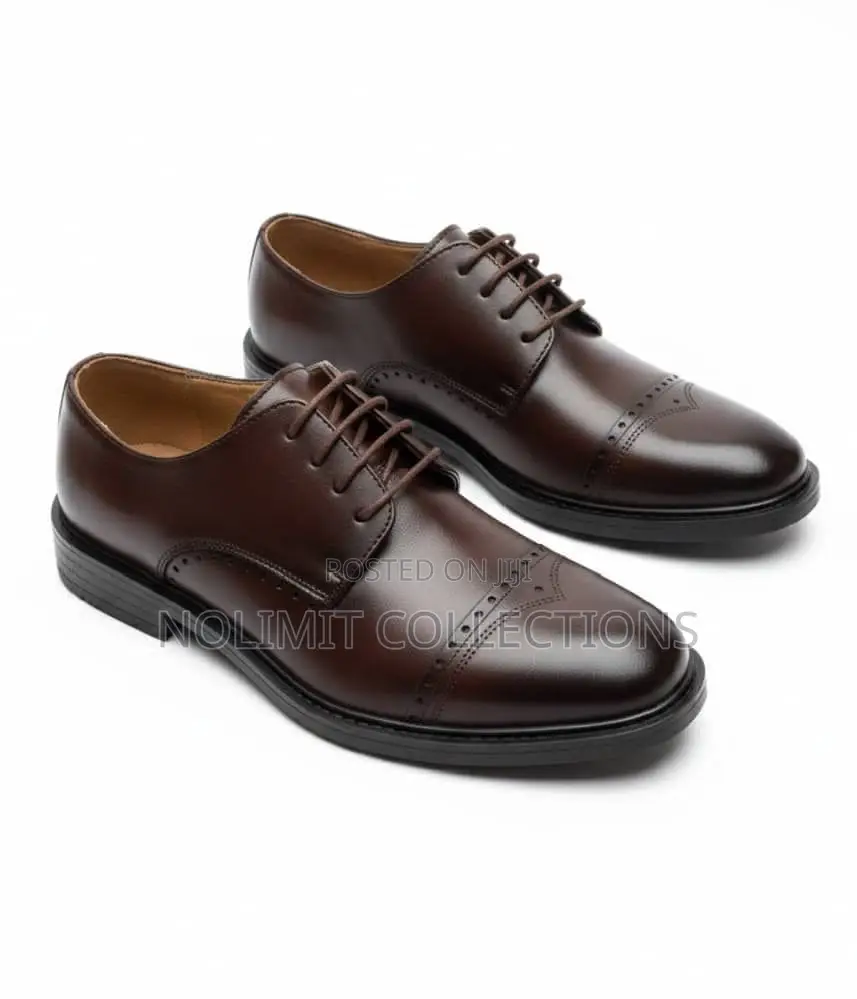 Classic Leather Lace Up Office Shoes