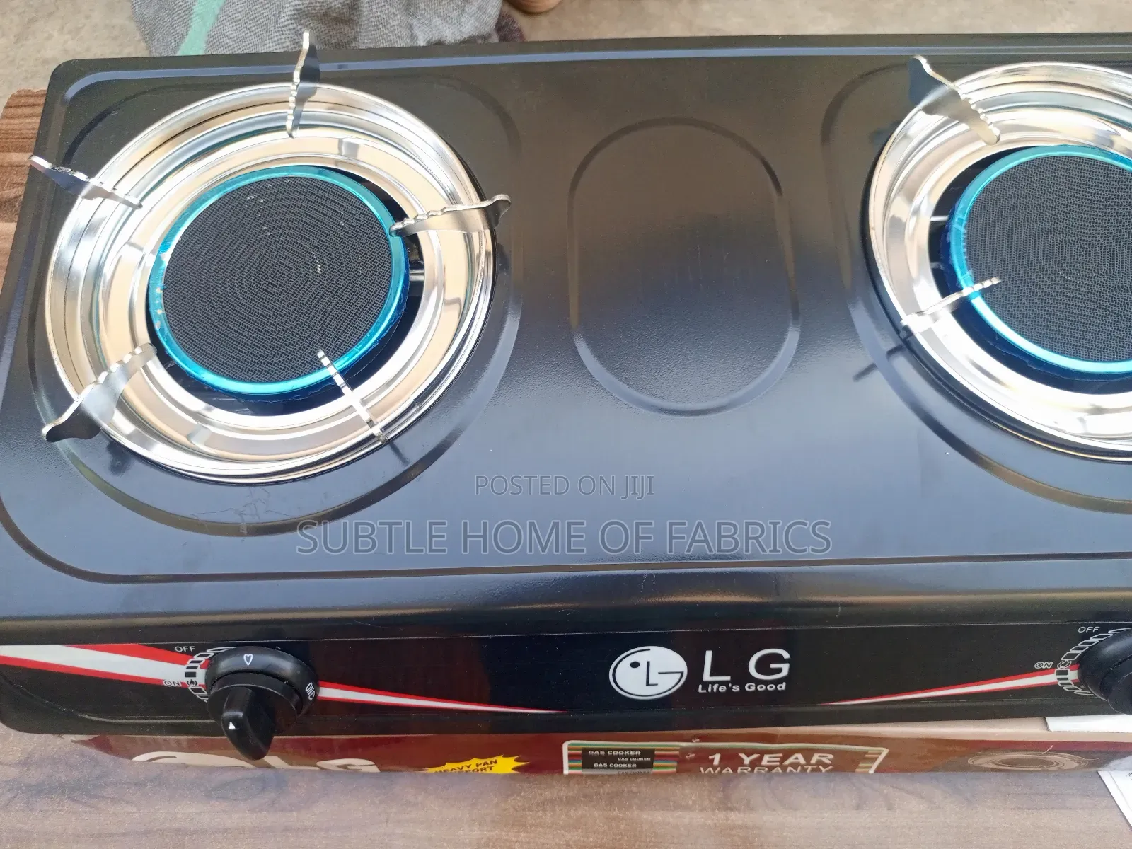 Lg 2-Burner Infrared Table Top Gas Cooker – Strong Flame Gas Saving
