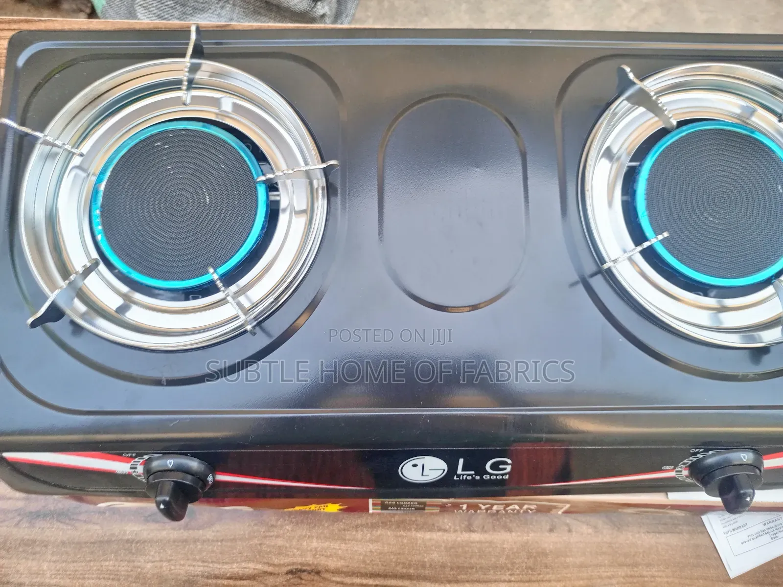 Lg 2-Burner Infrared Table Top Gas Cooker – Strong Flame Gas Saving