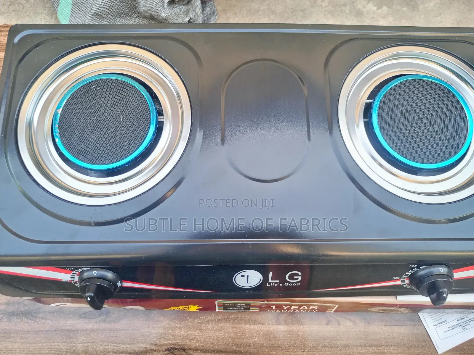 Lg 2-Burner Infrared Table Top Gas Cooker – Strong Flame Gas Saving