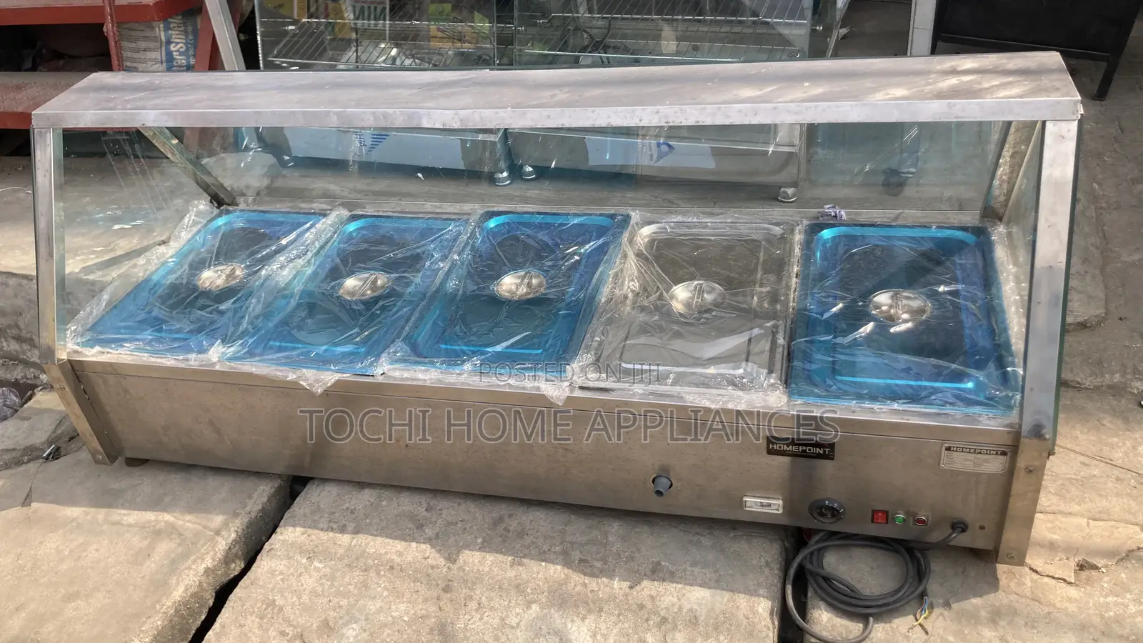 Fabricated Five Tray Food Warmer