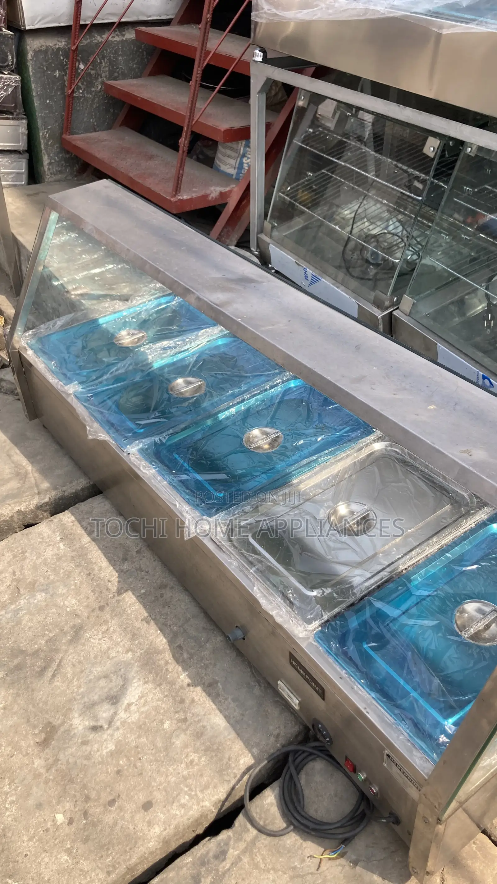 Fabricated Five Tray Food Warmer