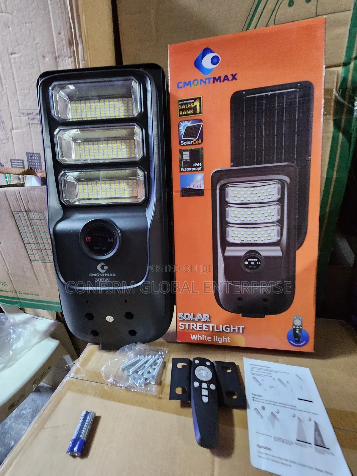 Original 300w Led Solar Street Light With Remote Control