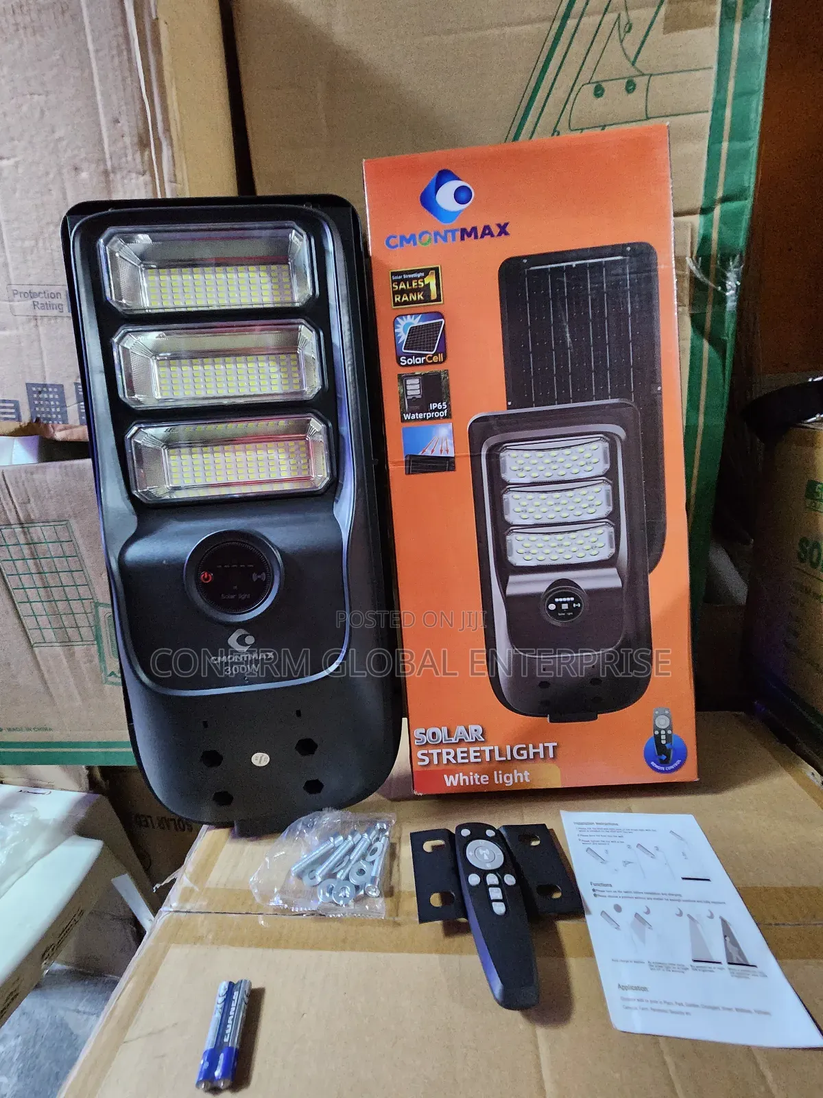 Original 300w Led Solar Street Light With Remote Control