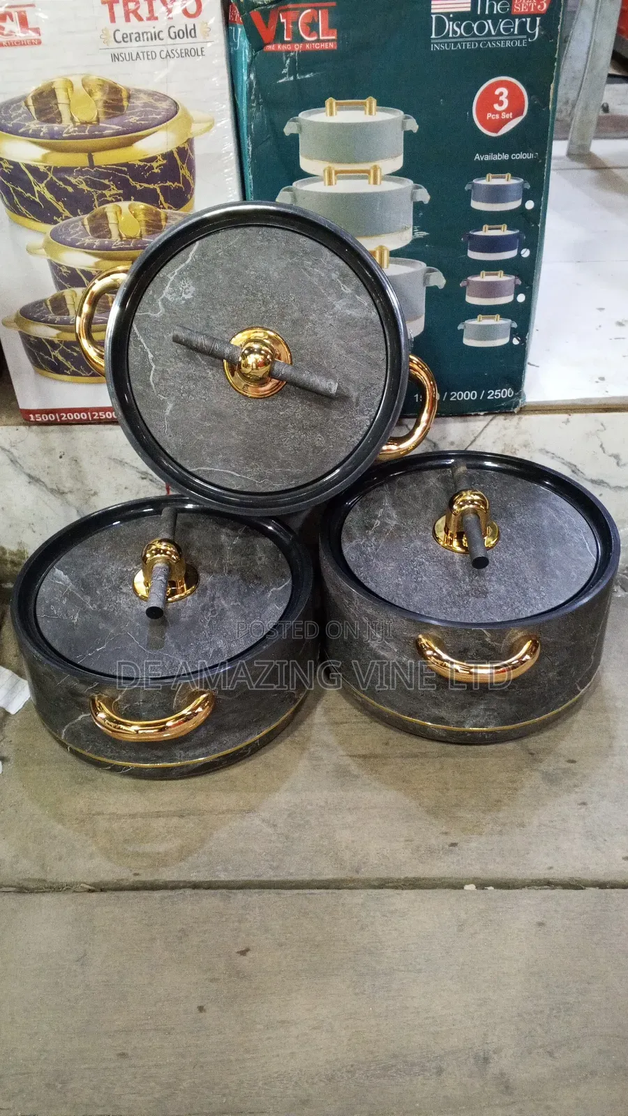 Insulated Food Warmer 3set