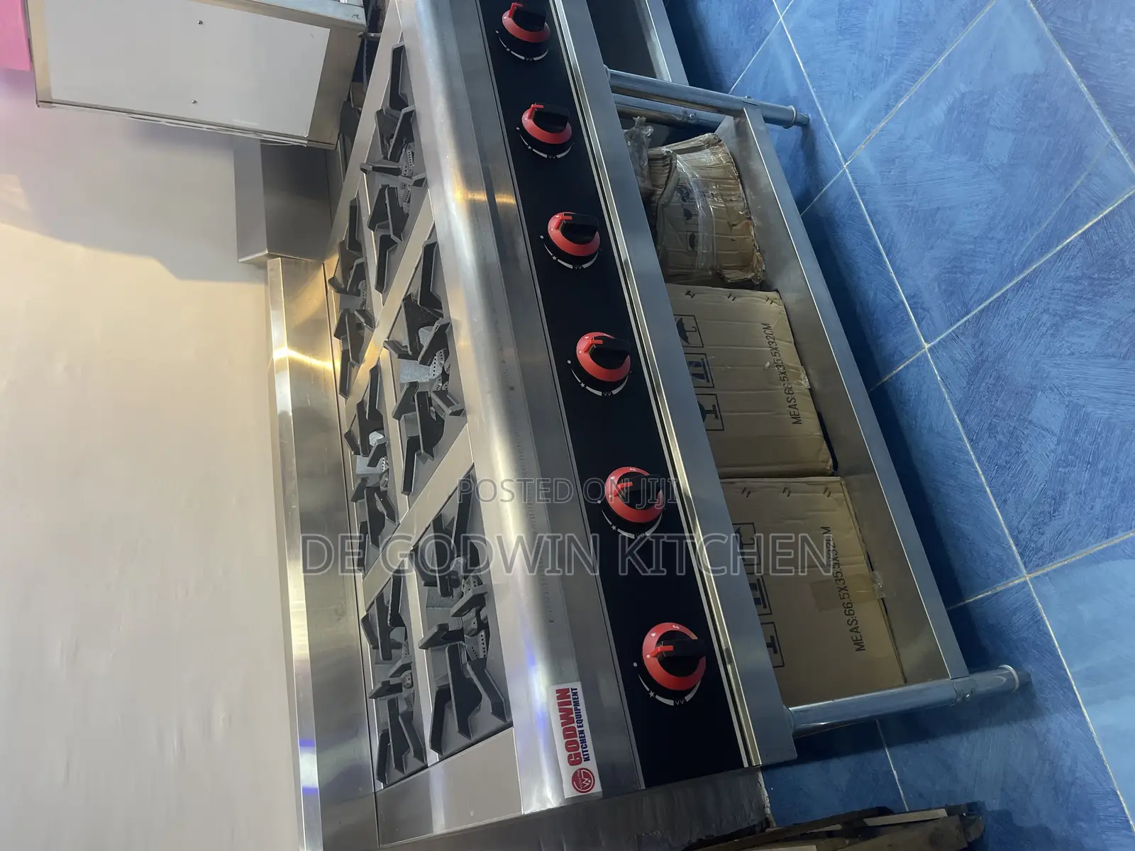 High Quality 6 Burners Gas Cooker Without Oven