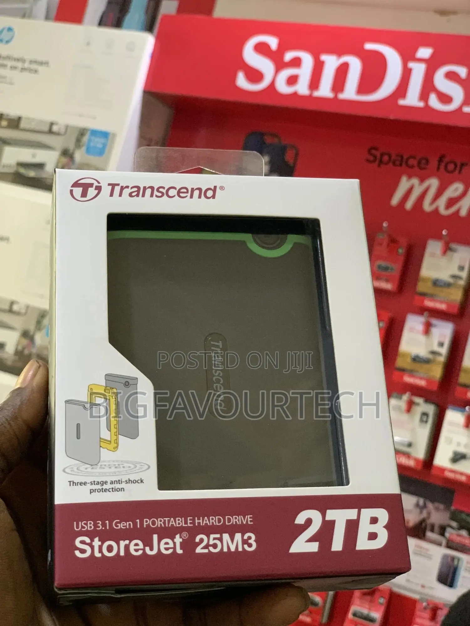 Transcend 2tb External Hard Drive