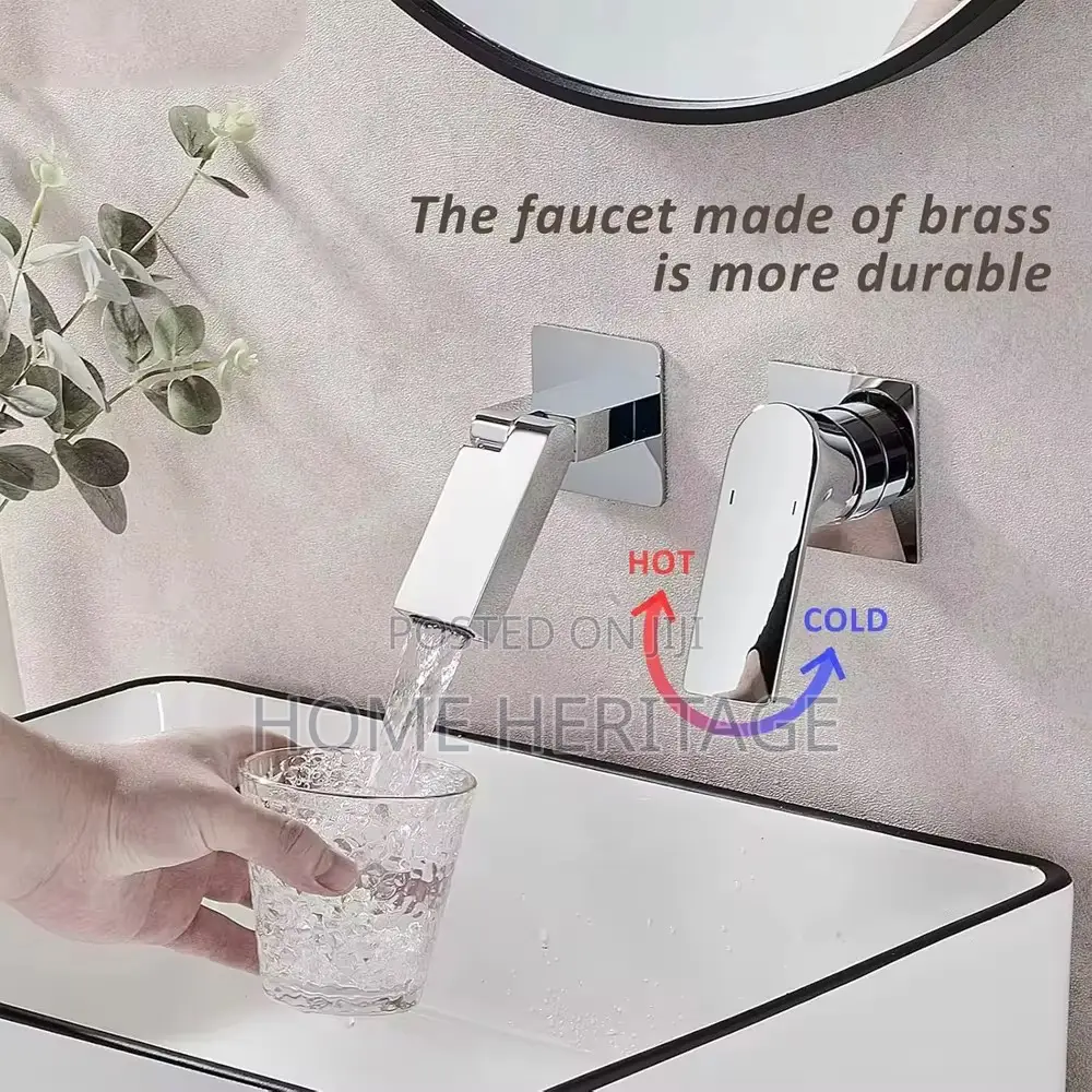 Ajustable Concealed Basin Mixer Tap