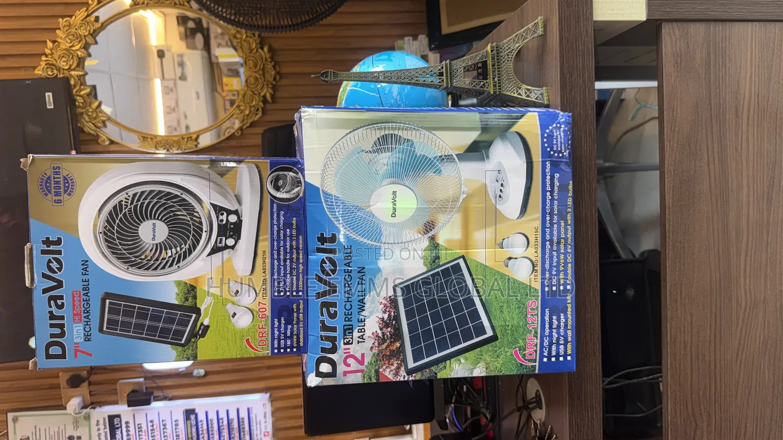 Duravolt 7 in 1 High Speed Rechargeable Fan