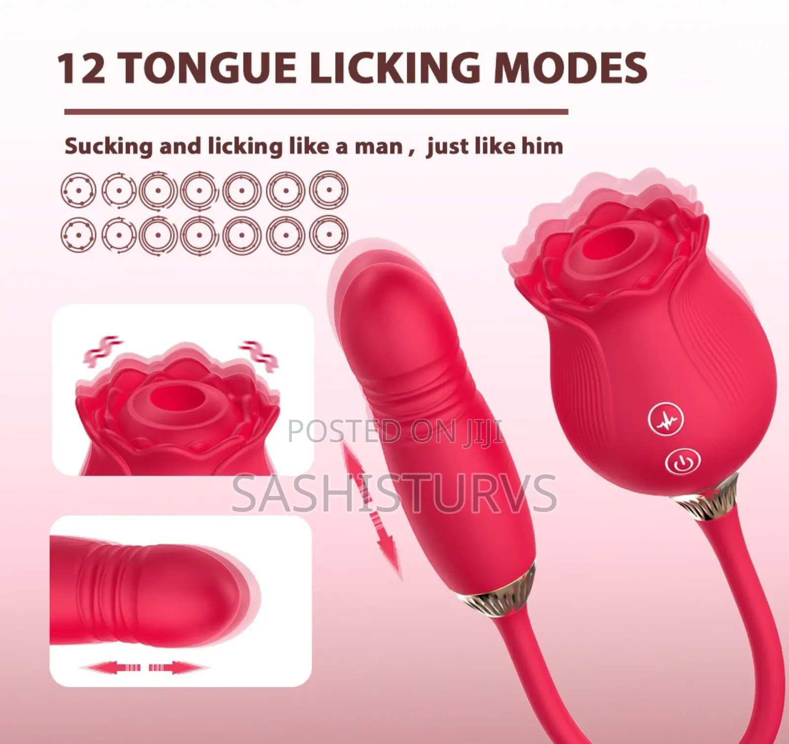Powerful Sex Toy Sucker With Thrusting G Spot Vibrator