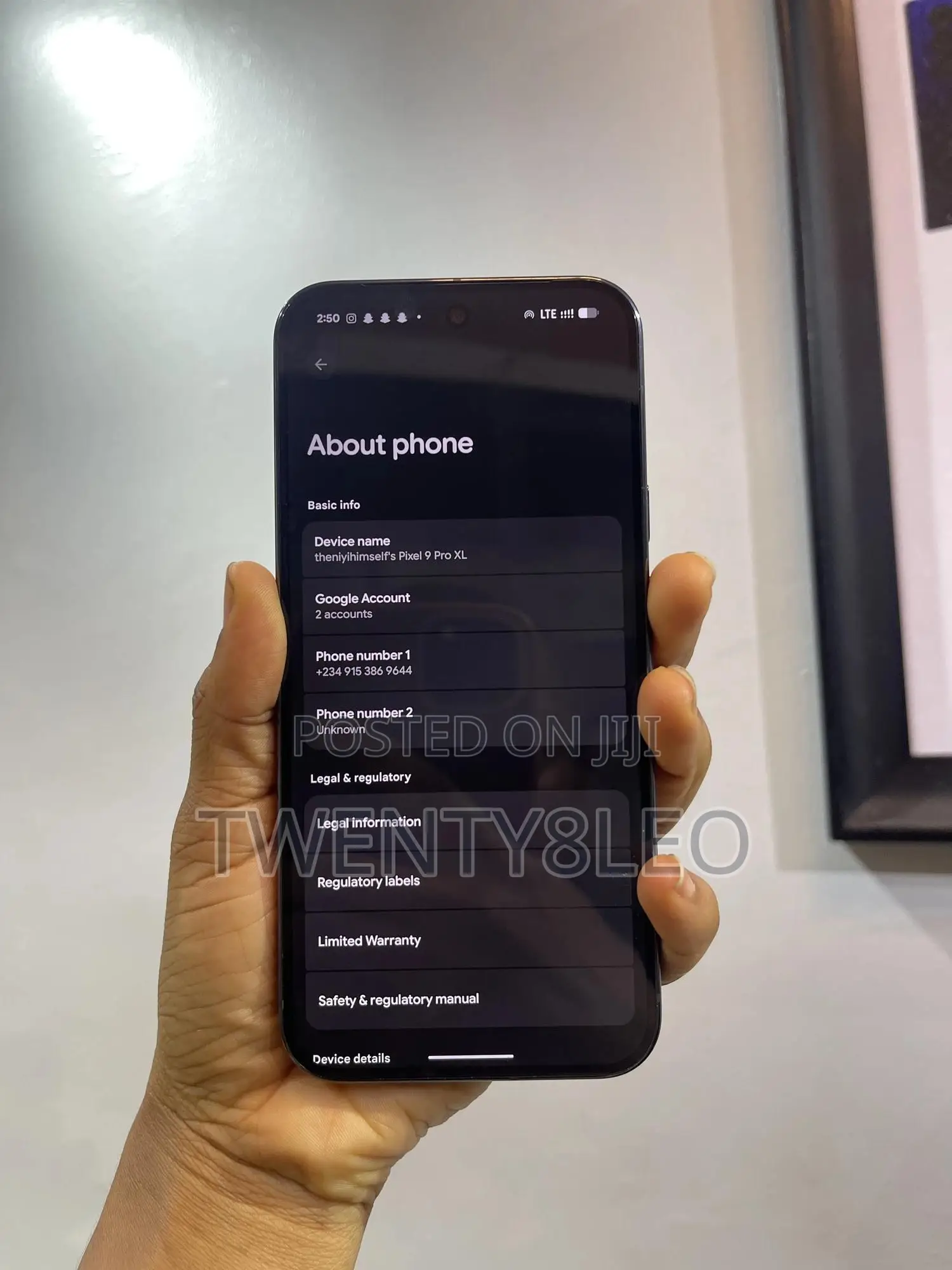 Google Pixel 9 Pro XL 256 GB Black