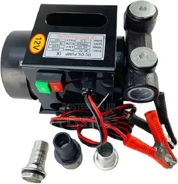 Dc 12v Heavy Duty Fuel Oil Diesel Transfer Pump 60l/Min