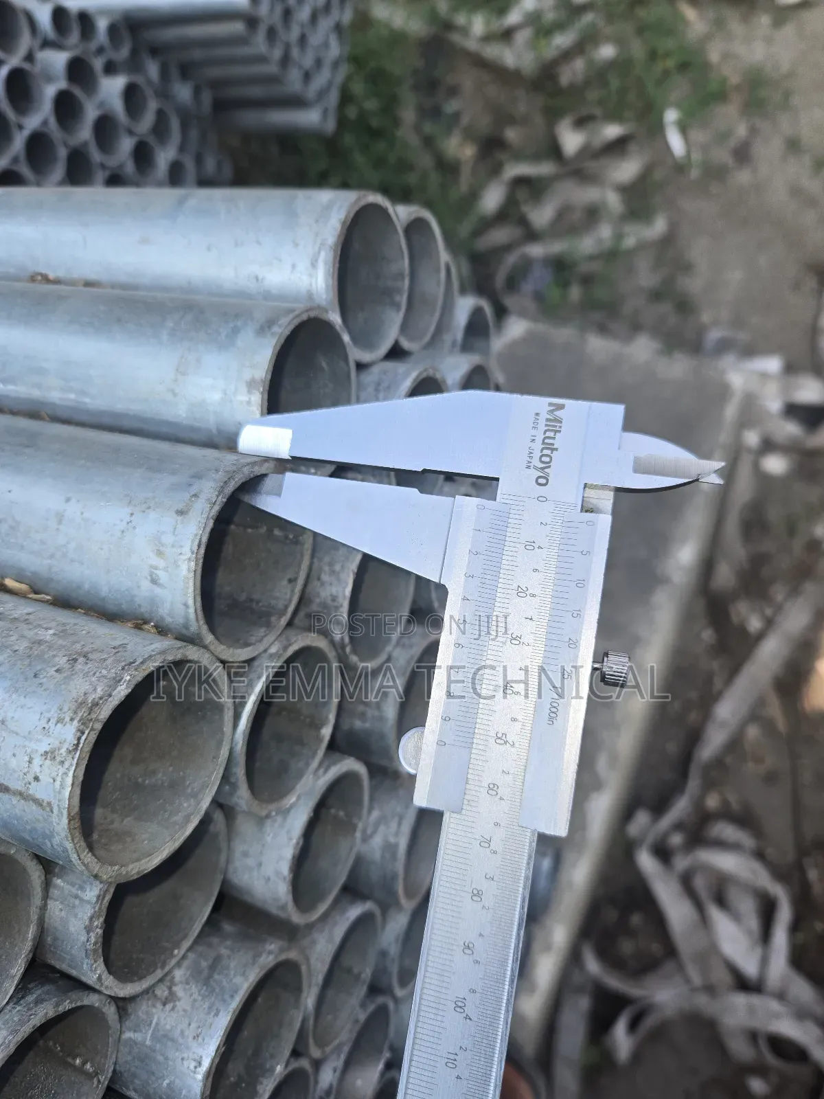 6m Galvanised Steel Scaffolding Tube 48.3mm X 3.2mm