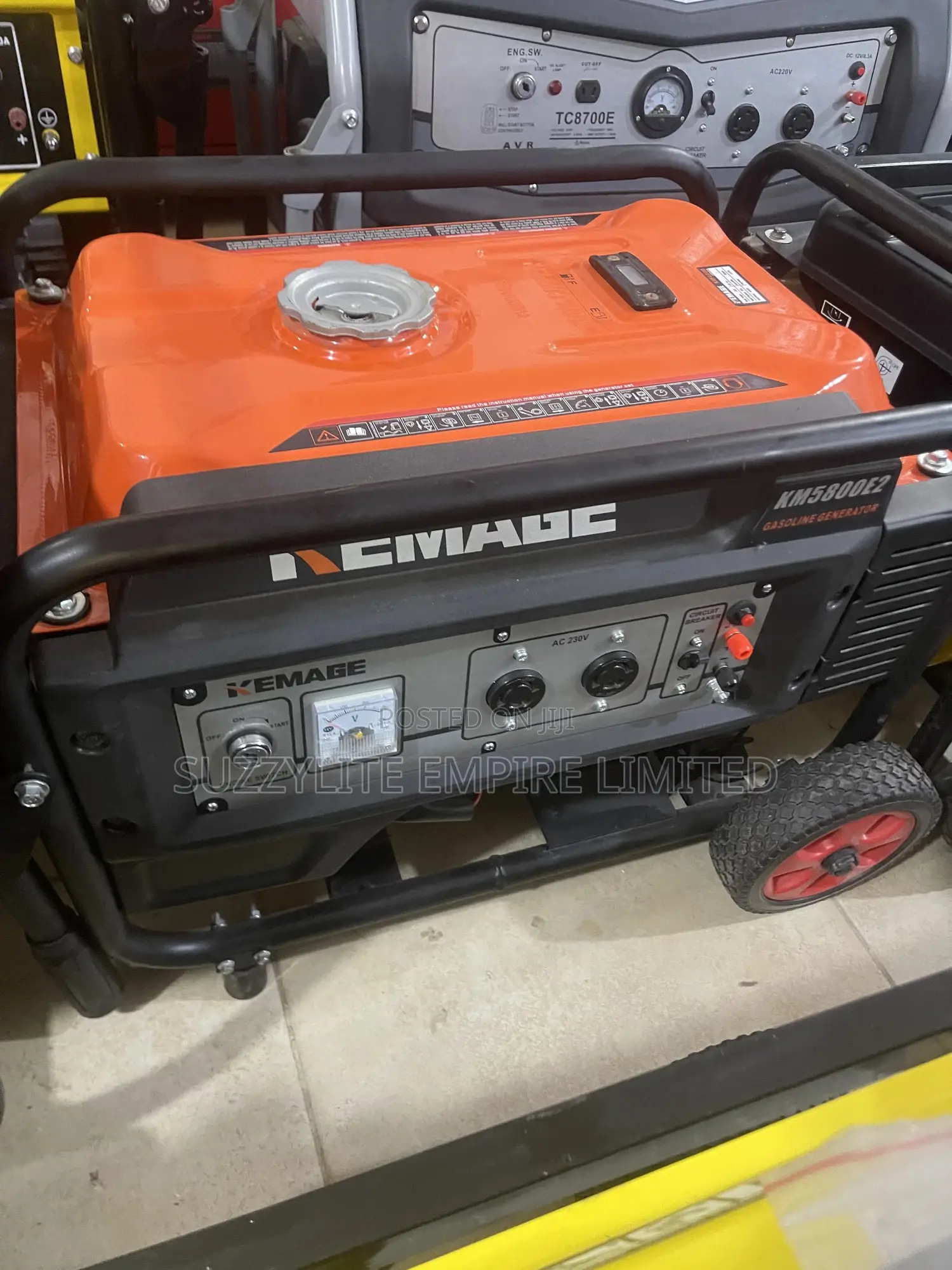 Kemage 4.5kva Copper Coil Generator Km5800e2 With Warranty