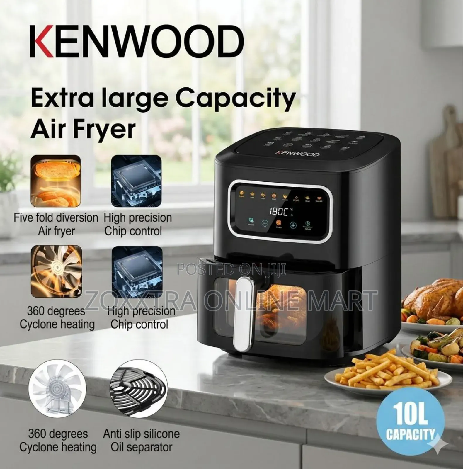 Kenwood 10l Extra Large Air Fryer.