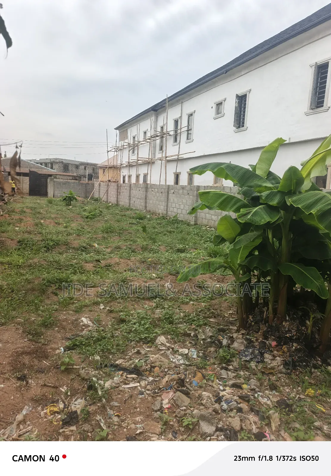 Half Plot of Land for Sale