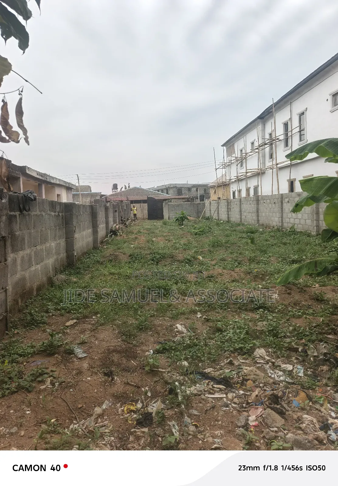 Half Plot of Land for Sale