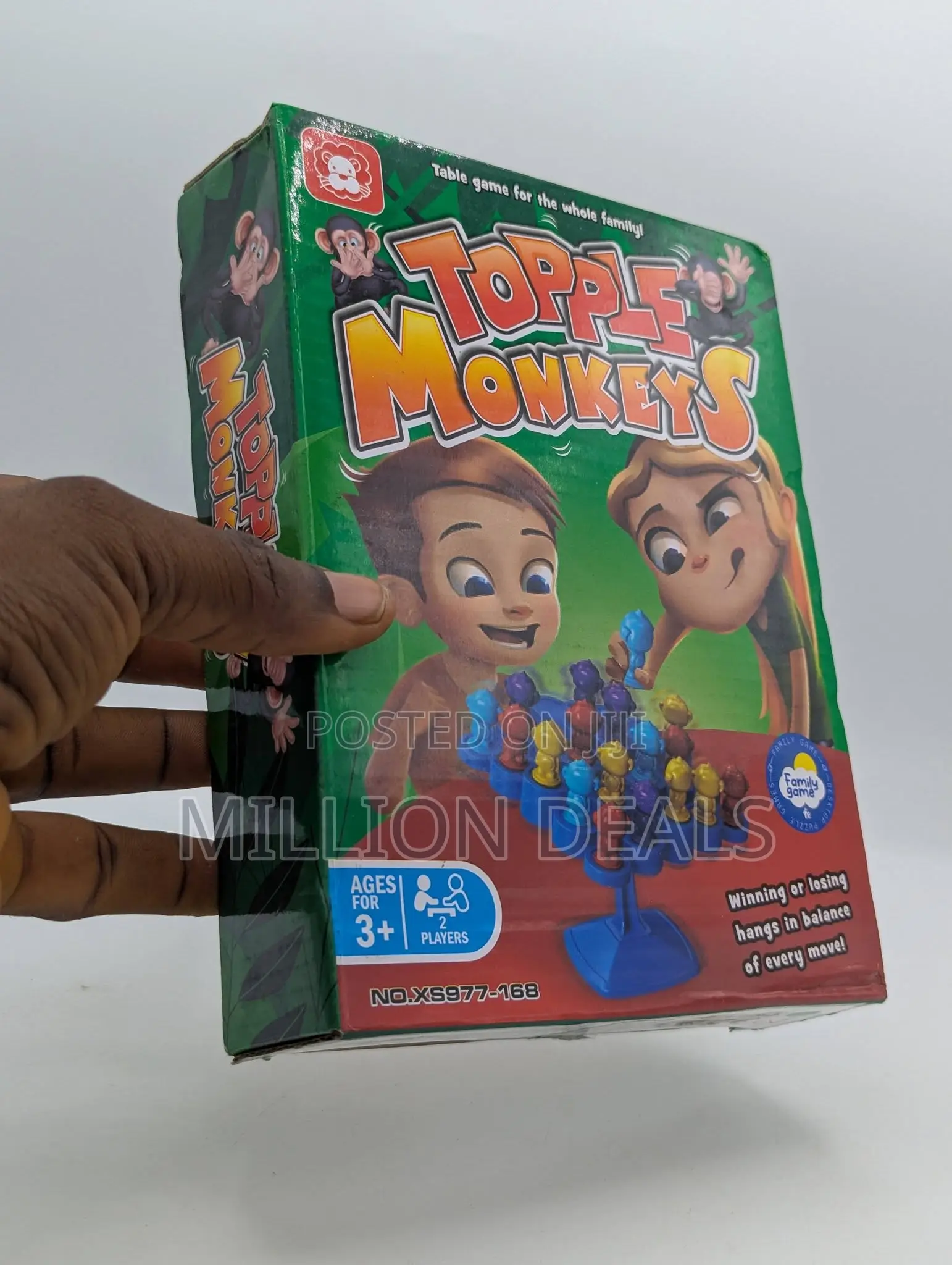 Topple Monkeys Kids Game Ages 3+