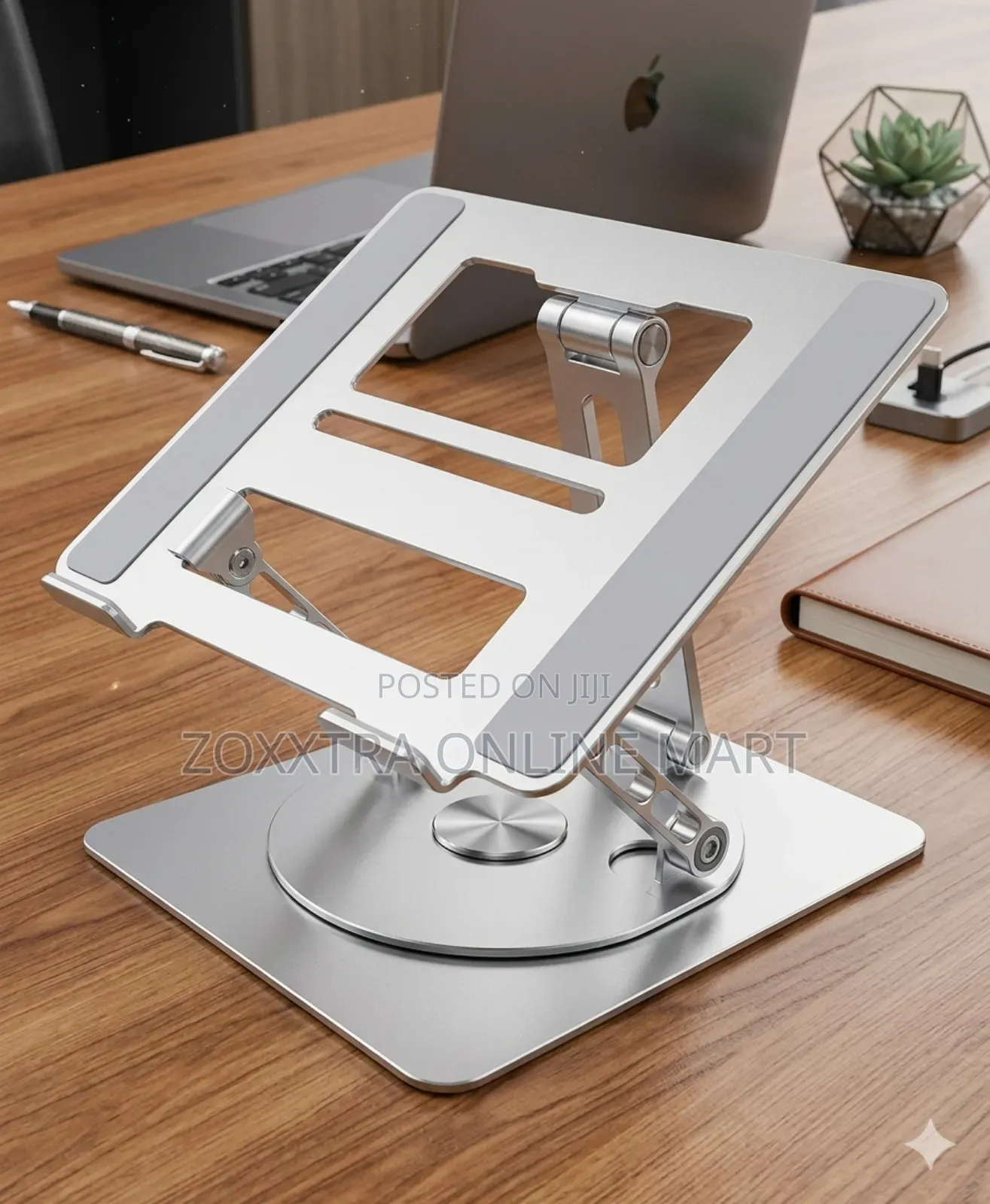 Premium 360° Rotating Aluminum Laptop Stand
