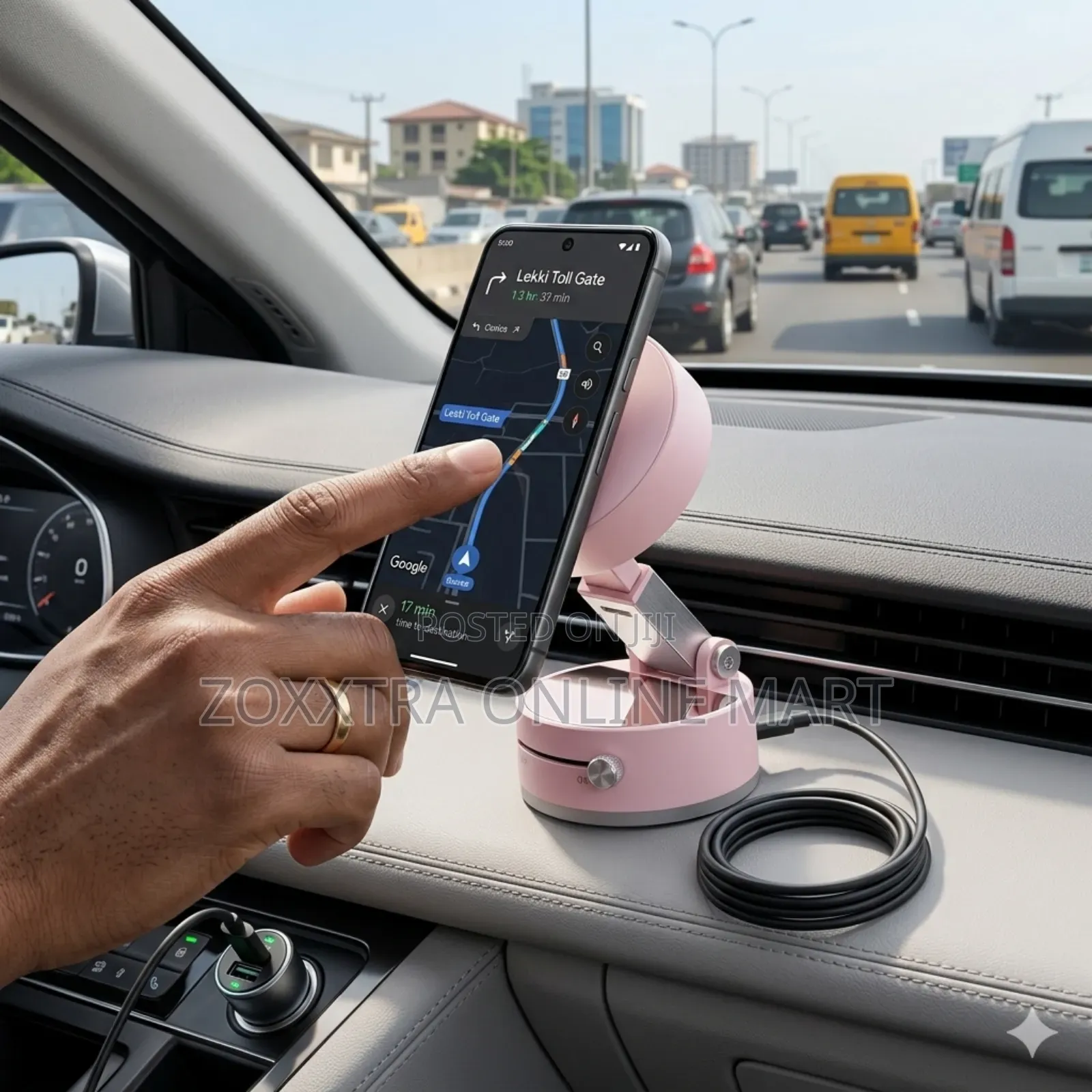 Magnetic Phone Holder for Car and Desktop