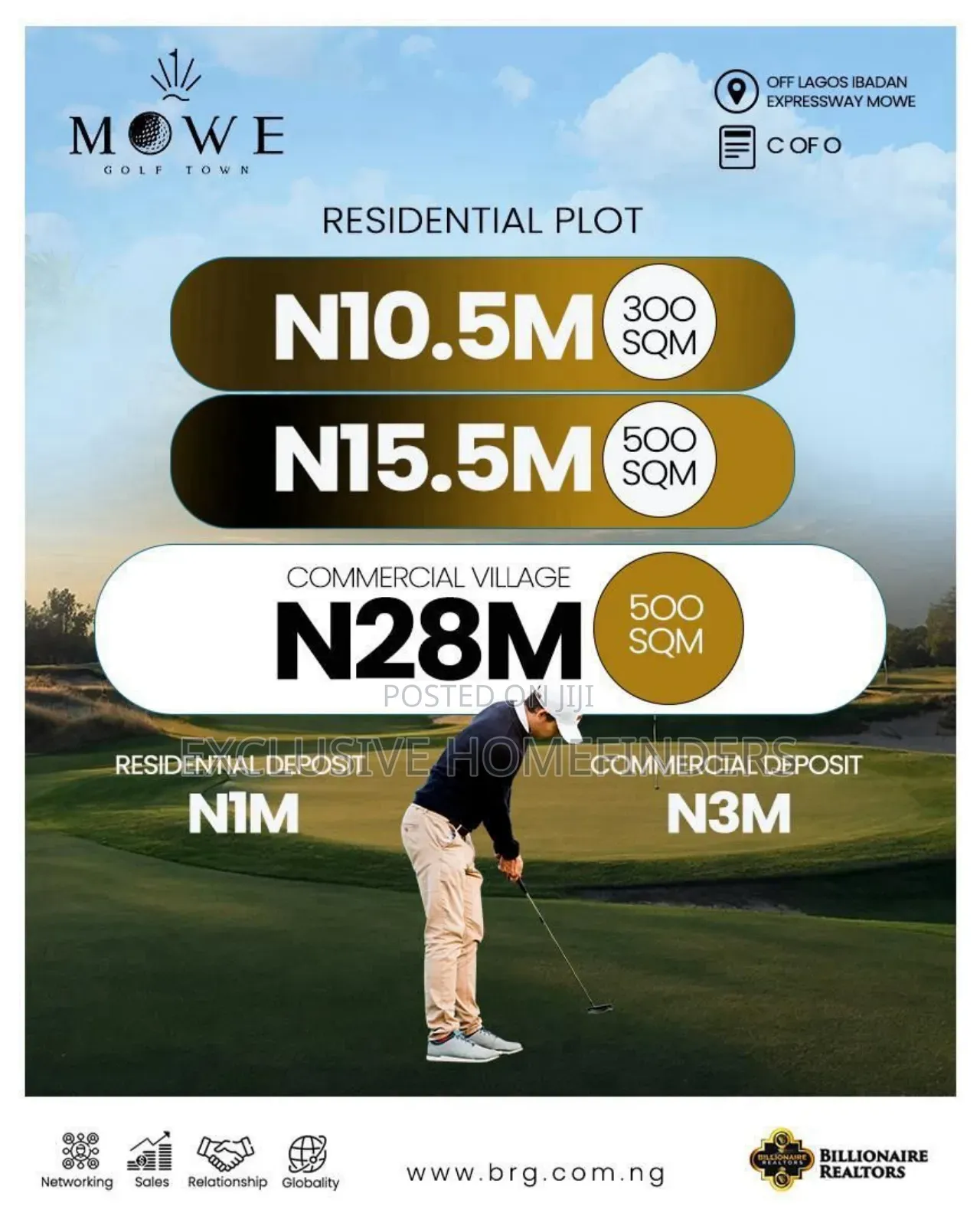 3bdrm Duplex in Mowe Golf Town,, Ogun Waterside for sale