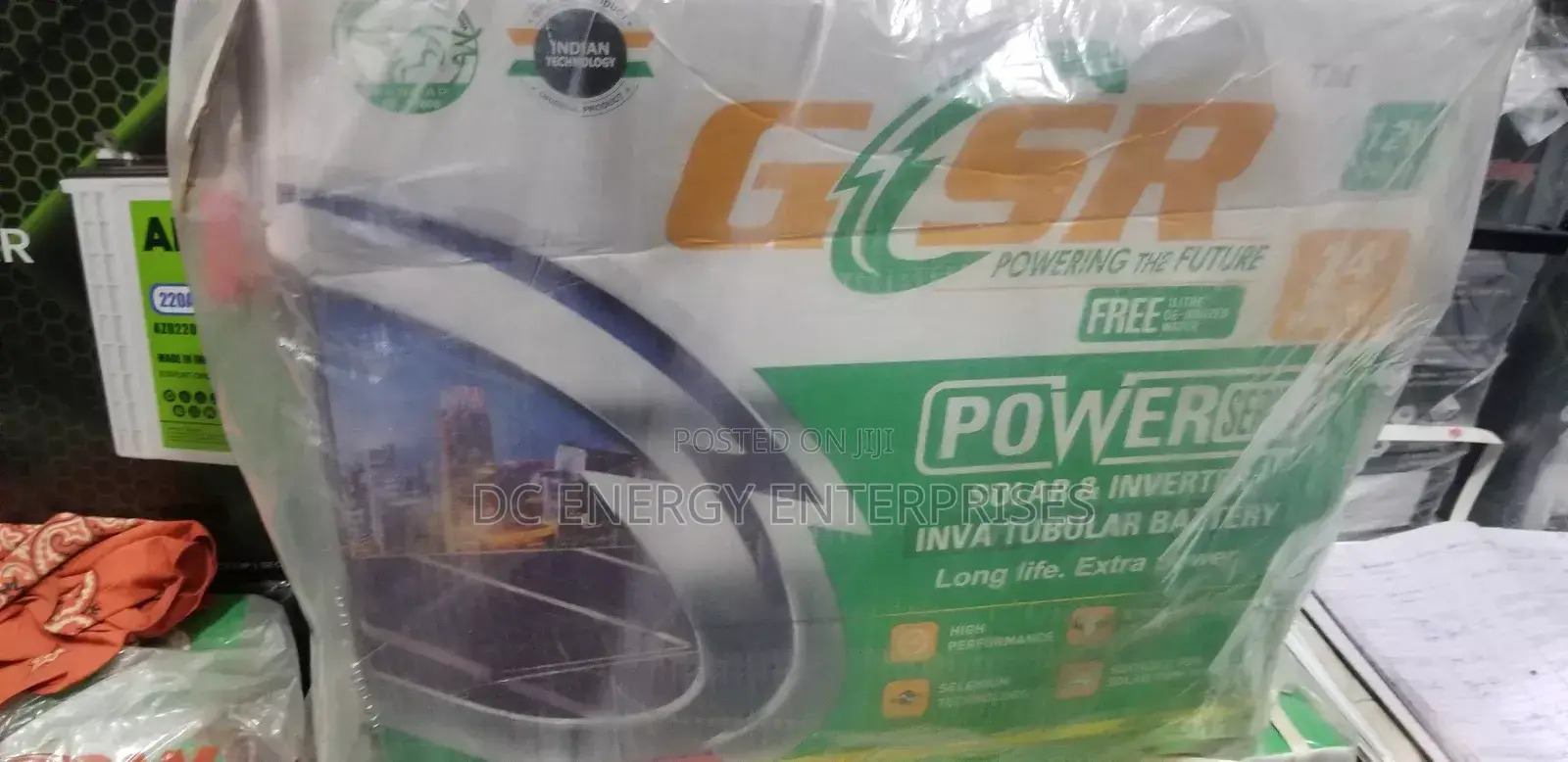 Glow Energy 220a Tubular Battery.