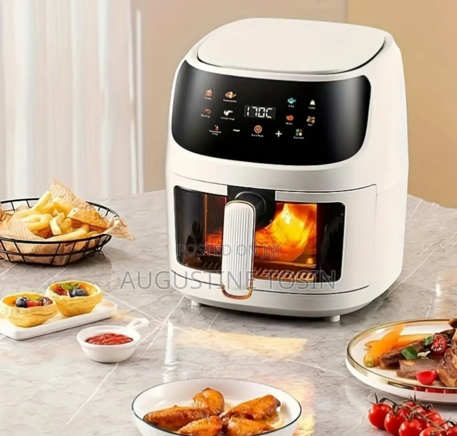 Air Fryer With Stainless Steel Pan