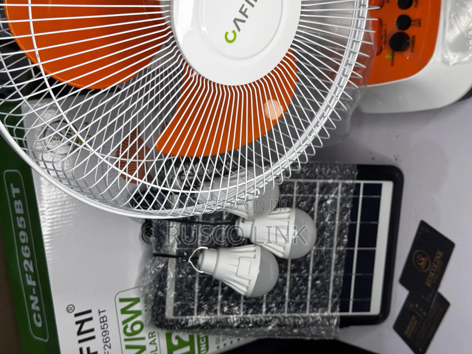 12 Inches Rechargeable Solar Table Fan