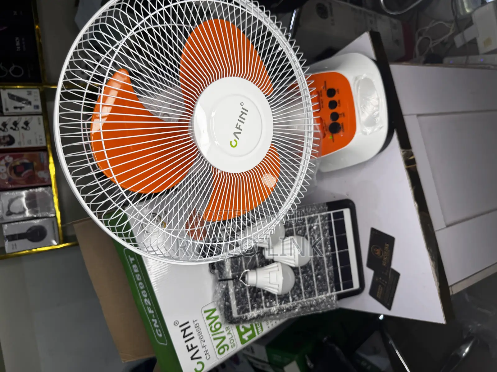 12 Inches Rechargeable Solar Table Fan