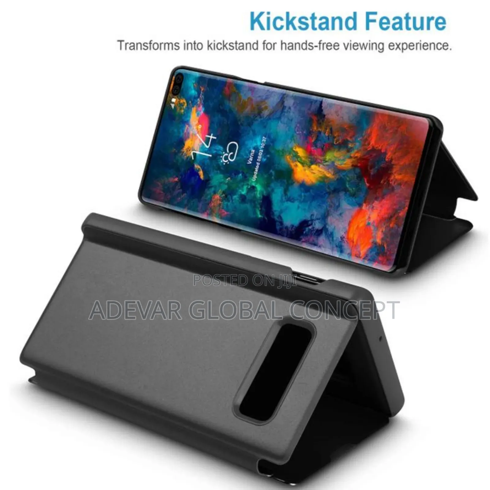 Flip Smart View Case Pouch for Samsung Galaxy S10 Plus