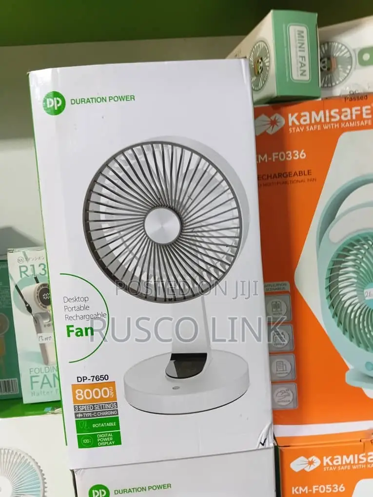 Dp-7650 Rechargeable Fan
