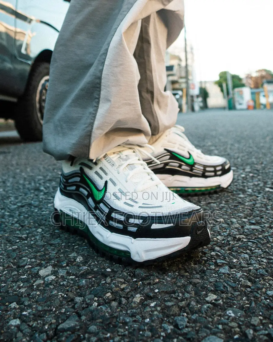 Nike Air Max Tl 2.5 in the White, Black, and Green Colorway
