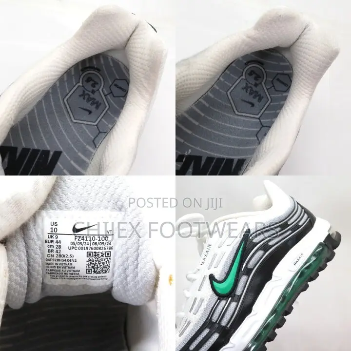 Nike Air Max Tl 2.5 in the White, Black, and Green Colorway