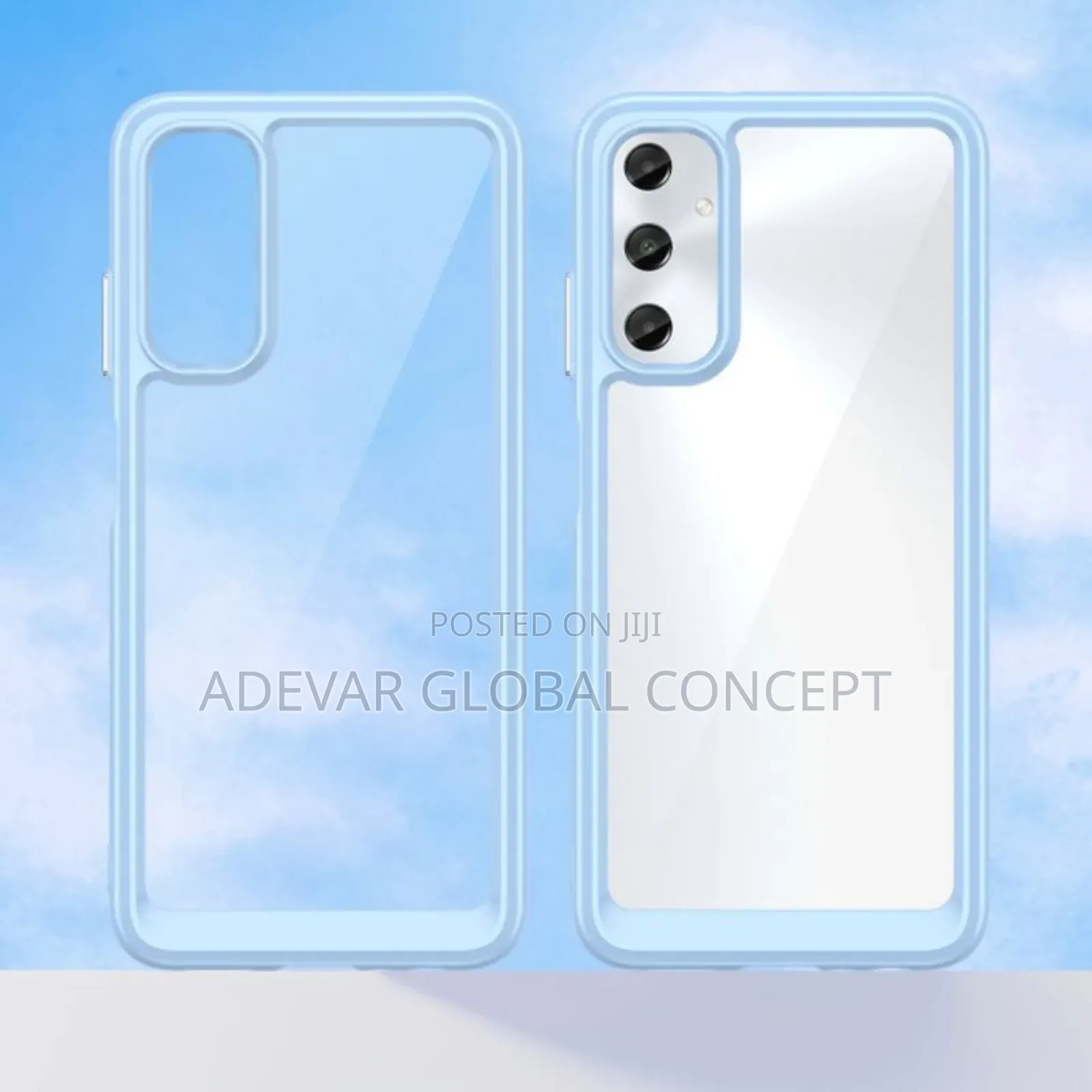 Samsung Galaxy A05s Transparent Pc Back Tpu Bumper Case Cover Pouch