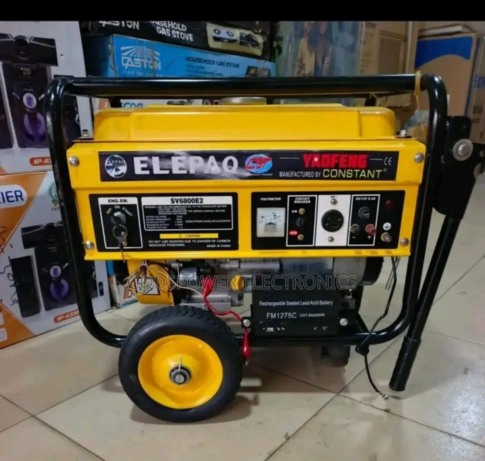 Elepaq 4.5kva Sv6800e2 Generator