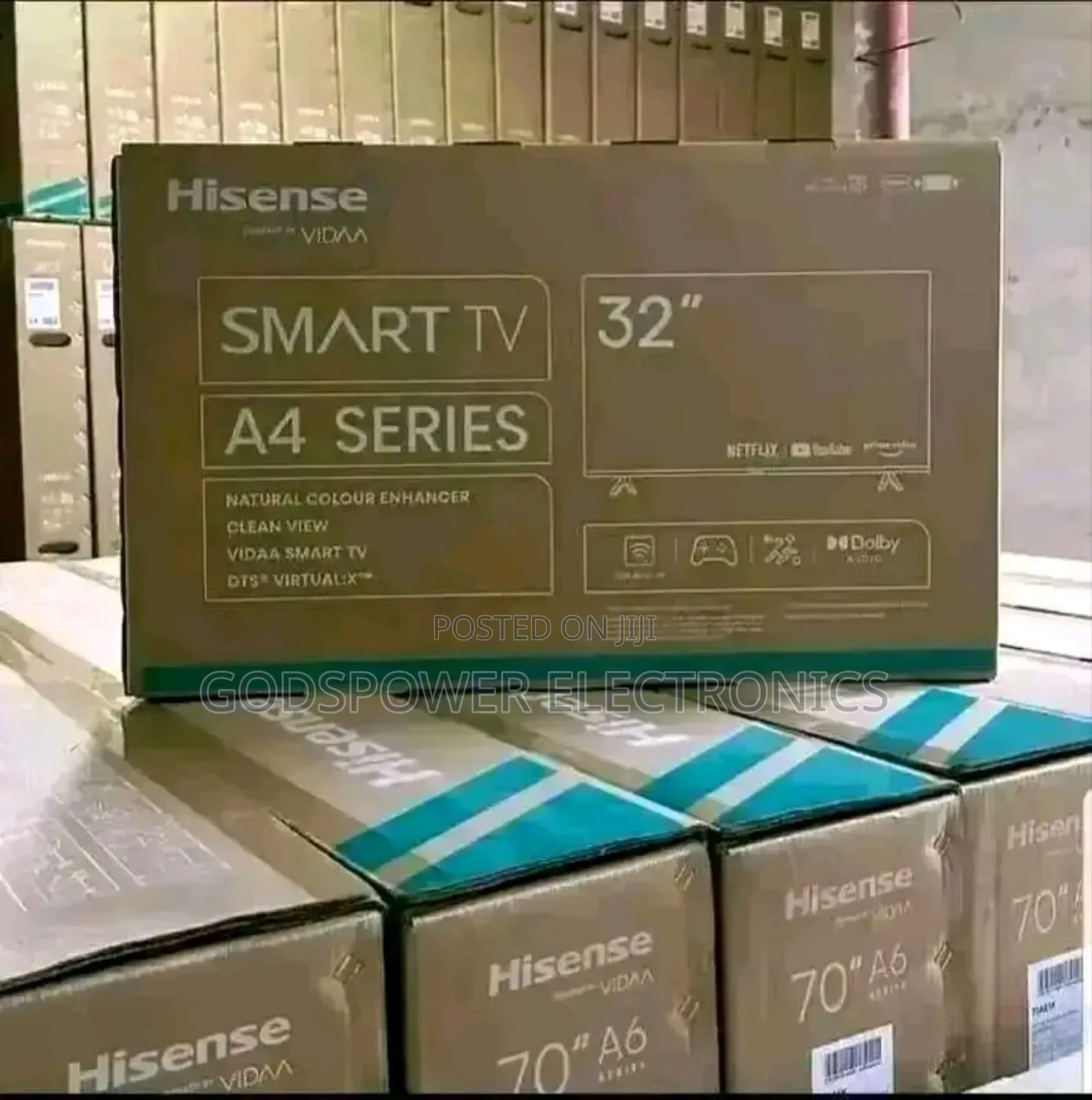 Hisense 32 Inches Smart Tv 32a4q 2 Years Warranty