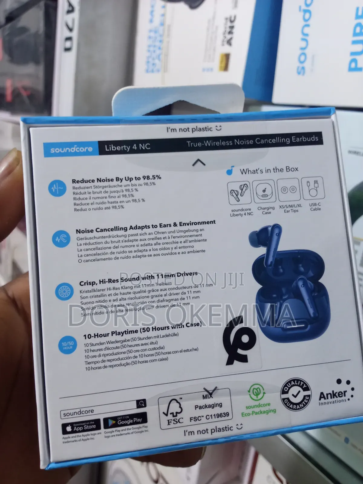 Anker Soundcore Liberty 4 Nc – Adaptive Anc 2.0, Hi-Res