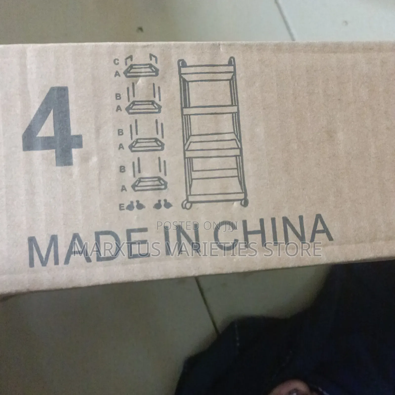 Durable Plastic 4-Layers Trolley