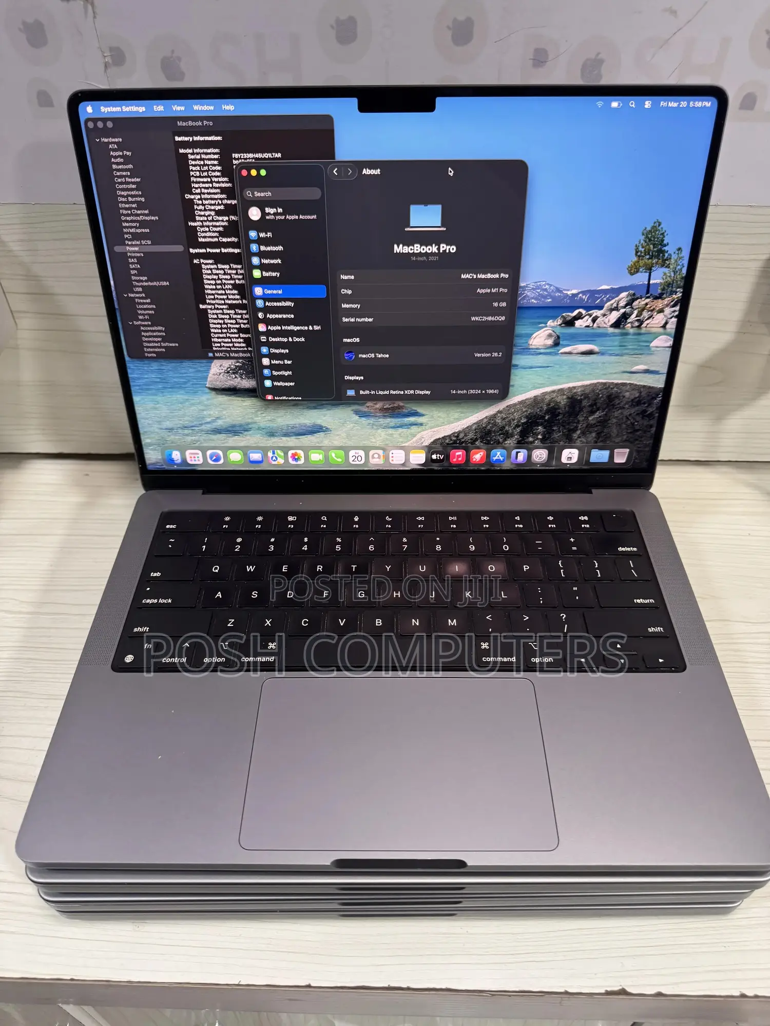 Laptop Apple MacBook Pro 2021 M1 16GB Apple M1 Pro SSD 512GB
